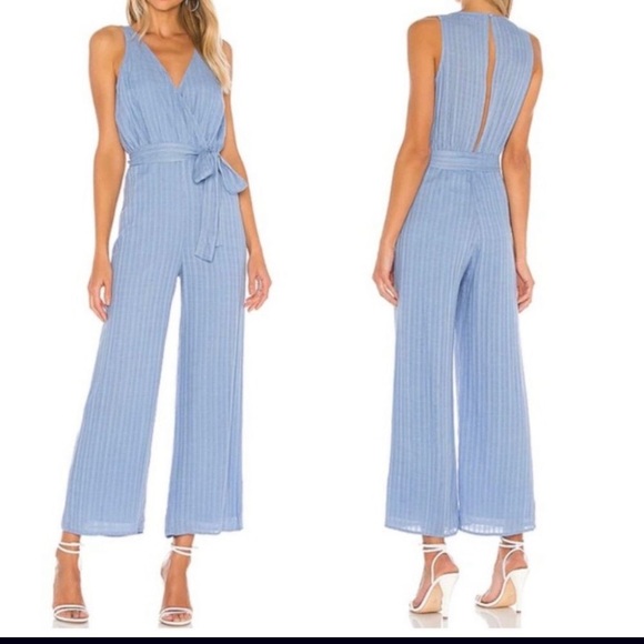 Privacy Please Pants - Revolve Privacy Please Cardiff Jumpsuit Wide Leg Pantsuit Periwinkle XS